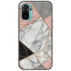 The Marble Collection - Modern Xiaomi Redmi Note 10 / 10s Black TPU (Μαύρη Σιλικόνη)
