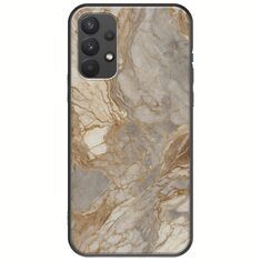 The Marble Collection - Natural Samsung Galaxy A32 4G Black TPU (Μαύρη Σιλικόνη)