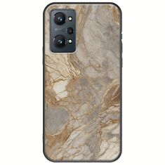 The Marble Collection - Natural Realme GT 2 5G Black TPU (Μαύρη Σιλικόνη)