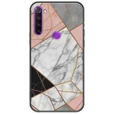 The Marble Collection - Modern Xiaomi Redmi Note 8 2021 Black TPU (Μαύρη Σιλικόνη)