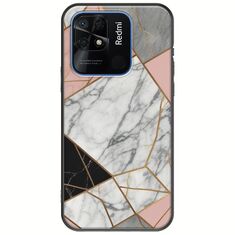 The Marble Collection - Modern Xiaomi Redmi 10C Black TPU (Μαύρη Σιλικόνη)