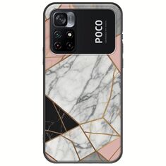 The Marble Collection - Modern Xiaomi Poco M4 Pro 4G Black TPU (Μαύρη Σιλικόνη)