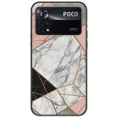 The Marble Collection - Modern Xiaomi Poco X4 Pro 5G Black TPU (Μαύρη Σιλικόνη)