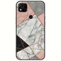 The Marble Collection - Modern Xiaomi Redmi 10A Black TPU (Μαύρη Σιλικόνη)