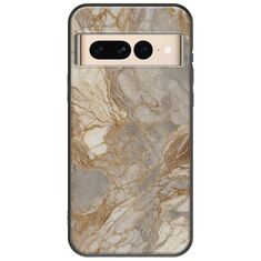 The Marble Collection - Natural Google Pixel 7 Pro 5G Black TPU (Μαύρη Σιλικόνη)