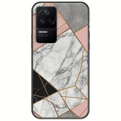 The Marble Collection - Modern Xiaomi Poco F4 5G Black TPU (Μαύρη Σιλικόνη)