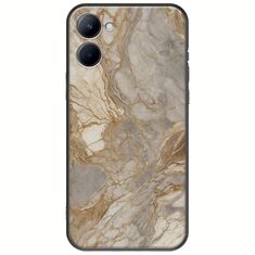 The Marble Collection - Natural Realme C33 Black TPU (Μαύρη Σιλικόνη)
