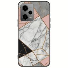 The Marble Collection - Modern Xiaomi Redmi Note 12 5G Black TPU (Μαύρη Σιλικόνη)