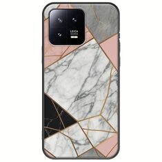 The Marble Collection - Modern Xiaomi 13 5G Black TPU (Μαύρη Σιλικόνη)