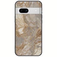 The Marble Collection - Natural Google Pixel 7a 5G Black TPU (Μαύρη Σιλικόνη)