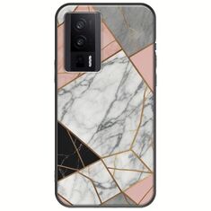 The Marble Collection - Modern Xiaomi Poco F5 Pro 5G Black TPU (Μαύρη Σιλικόνη)