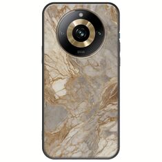 The Marble Collection - Natural Realme 11 Pro Plus 5G Black TPU (Μαύρη Σιλικόνη)