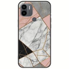 The Marble Collection - Modern Xiaomi Redmi A2 Plus Black TPU (Μαύρη Σιλικόνη)