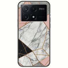 The Marble Collection - Modern Xiaomi Poco X6 Pro 5G Black TPU (Μαύρη Σιλικόνη)