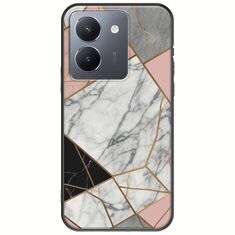 The Marble Collection - Modern Vivo Y36 4G / 5G Black TPU (Μαύρη Σιλικόνη)