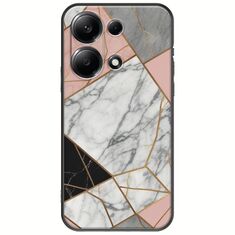 The Marble Collection - Modern Xiaomi Redmi Note 13 Pro 4G Black TPU (Μαύρη Σιλικόνη)