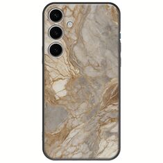 The Marble Collection - Natural Samsung Galaxy A35 5G Black TPU (Μαύρη Σιλικόνη)