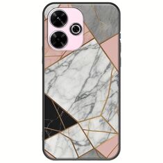 The Marble Collection - Modern Xiaomi Redmi 13 4G Black TPU (Μαύρη Σιλικόνη)