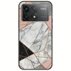The Marble Collection - Modern Xiaomi Poco F6 Pro 5G Black TPU (Μαύρη Σιλικόνη)
