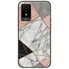 The Marble Collection - Modern TCL 501 Black TPU (Μαύρη Σιλικόνη)