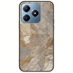 The Marble Collection - Natural Realme C63 Black TPU (Μαύρη Σιλικόνη)
