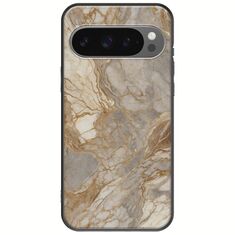 The Marble Collection - Natural Google Pixel 9 Pro 5G Black TPU (Μαύρη Σιλικόνη)