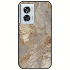 The Marble Collection - Natural Motorola Edge 50 Fusion 5G Black TPU (Μαύρη Σιλικόνη)