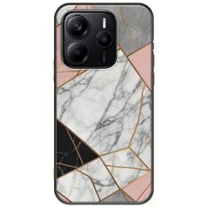 The Marble Collection - Modern Xiaomi Redmi Note 14 5G Black TPU (Μαύρη Σιλικόνη)