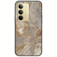 The Marble Collection - Natural Realme C75 4G Black TPU (Μαύρη Σιλικόνη)