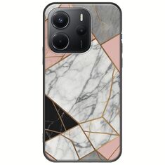 The Marble Collection - Modern Xiaomi Redmi Note 14 4G Black TPU (Μαύρη Σιλικόνη)