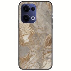 The Marble Collection - Natural Oppo Reno 13 5G Black TPU (Μαύρη Σιλικόνη)