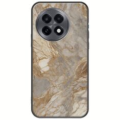 The Marble Collection - Natural OnePlus 13R 5G Black TPU (Μαύρη Σιλικόνη)