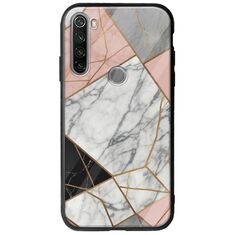 The Marble Collection - Modern Xiaomi Redmi Note 8T Groove TPU (Tempered Glass και TPU)