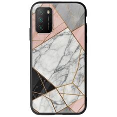 The Marble Collection - Modern Xiaomi Poco M3 Groove TPU (Tempered Glass και TPU)