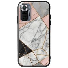 The Marble Collection - Modern Xiaomi Redmi Note 10 Pro / 10 Pro Max Groove TPU (Tempered Glass και TPU)