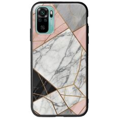 The Marble Collection - Modern Xiaomi Redmi Note 10 / 10s Groove TPU (Tempered Glass και TPU)