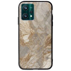 The Marble Collection - Natural Realme 9 Pro Groove TPU (Tempered Glass και TPU)