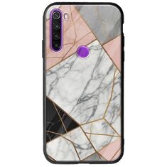 The Marble Collection - Modern Xiaomi Redmi Note 8 2021 Groove TPU (Tempered Glass και TPU)