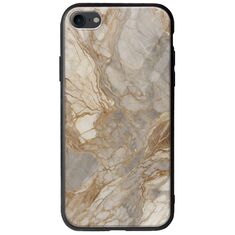 The Marble Collection - Natural iPhone SE (2022) 5G Groove TPU (Tempered Glass και TPU)