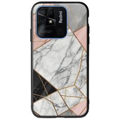 The Marble Collection - Modern Xiaomi Redmi 10C Groove TPU (Tempered Glass και TPU)