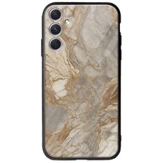 The Marble Collection - Natural Samsung Galaxy A54 5G Groove TPU (Tempered Glass και TPU)