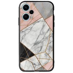The Marble Collection - Modern Xiaomi Poco F5 5G Groove TPU (Tempered Glass και TPU)