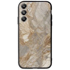 The Marble Collection - Natural Samsung Galaxy A25 5G Groove TPU (Tempered Glass και TPU)