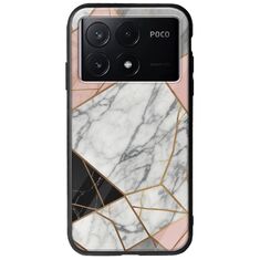 The Marble Collection - Modern Xiaomi Poco X6 Pro 5G Groove TPU (Tempered Glass και TPU)