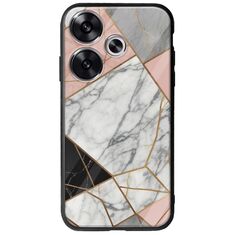 The Marble Collection - Modern Xiaomi Poco F6 5G Groove TPU (Tempered Glass και TPU)