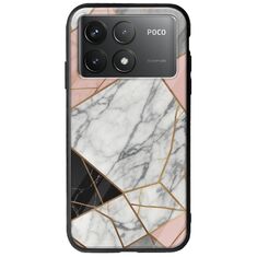 The Marble Collection - Modern Xiaomi Poco F6 Pro 5G Groove TPU (Tempered Glass και TPU)