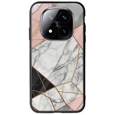 The Marble Collection - Modern Xiaomi Redmi Note 14 Pro+ 5G Groove TPU (Tempered Glass και TPU)