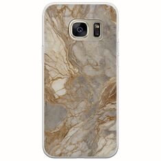 The Marble Collection - Natural Samsung Galaxy S7 Edge Flexible TPU (Διάφανη Σιλικόνη)