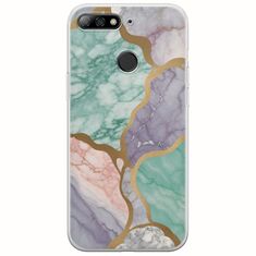 The Marble Collection - Pastel Huawei P Smart Flexible TPU (Διάφανη Σιλικόνη)