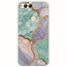 The Marble Collection - Pastel Huawei Honor 7X Flexible TPU (Διάφανη Σιλικόνη)